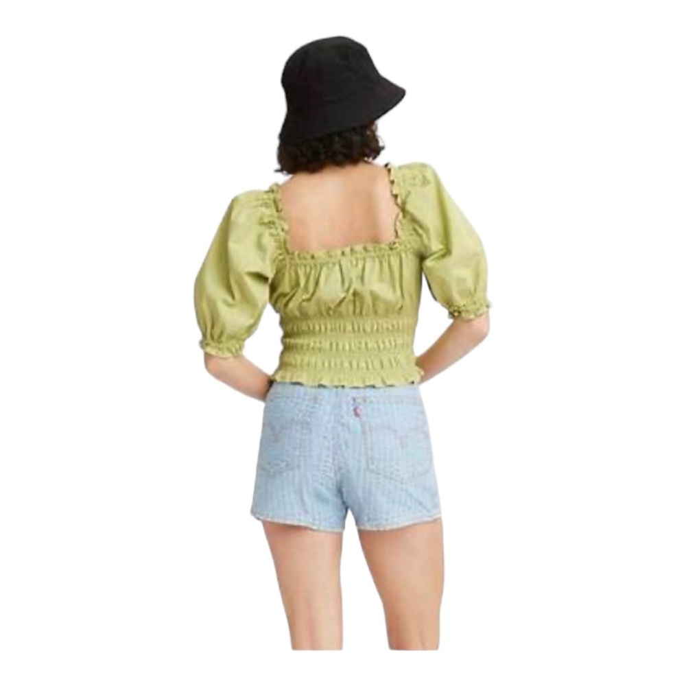 Levi's Tilly Smocked Crop Top- NWT